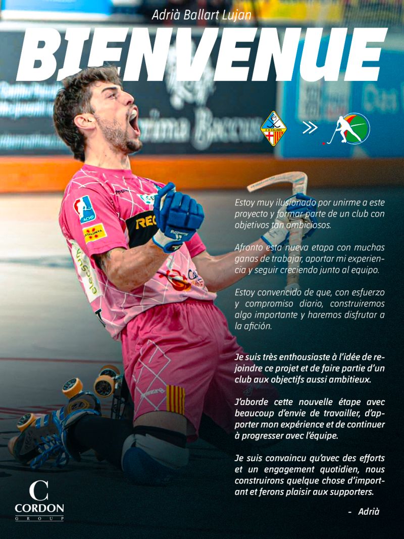 Adrià BALLART signe au HC Dinan Quévert